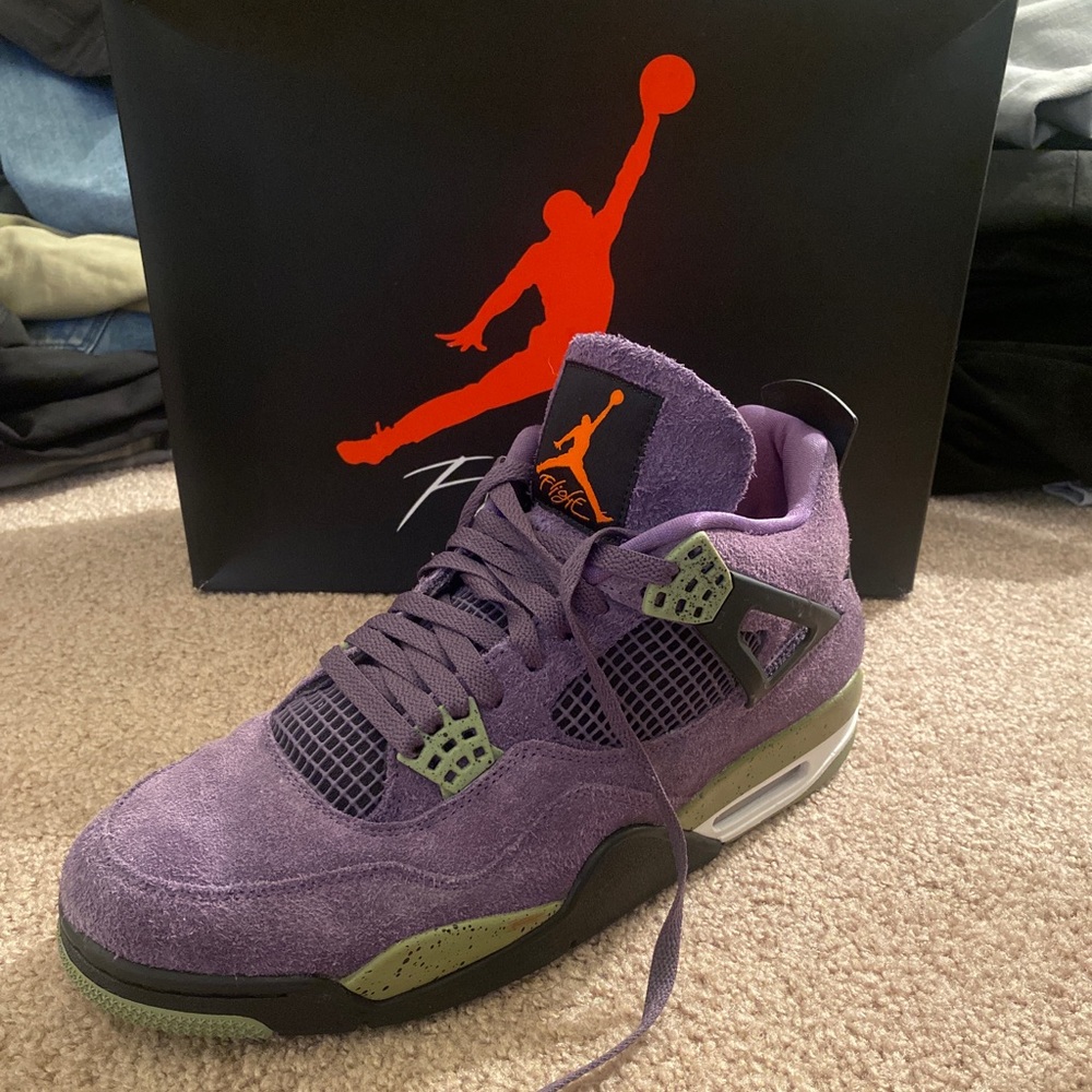 Jordan 4 Canyon Purple